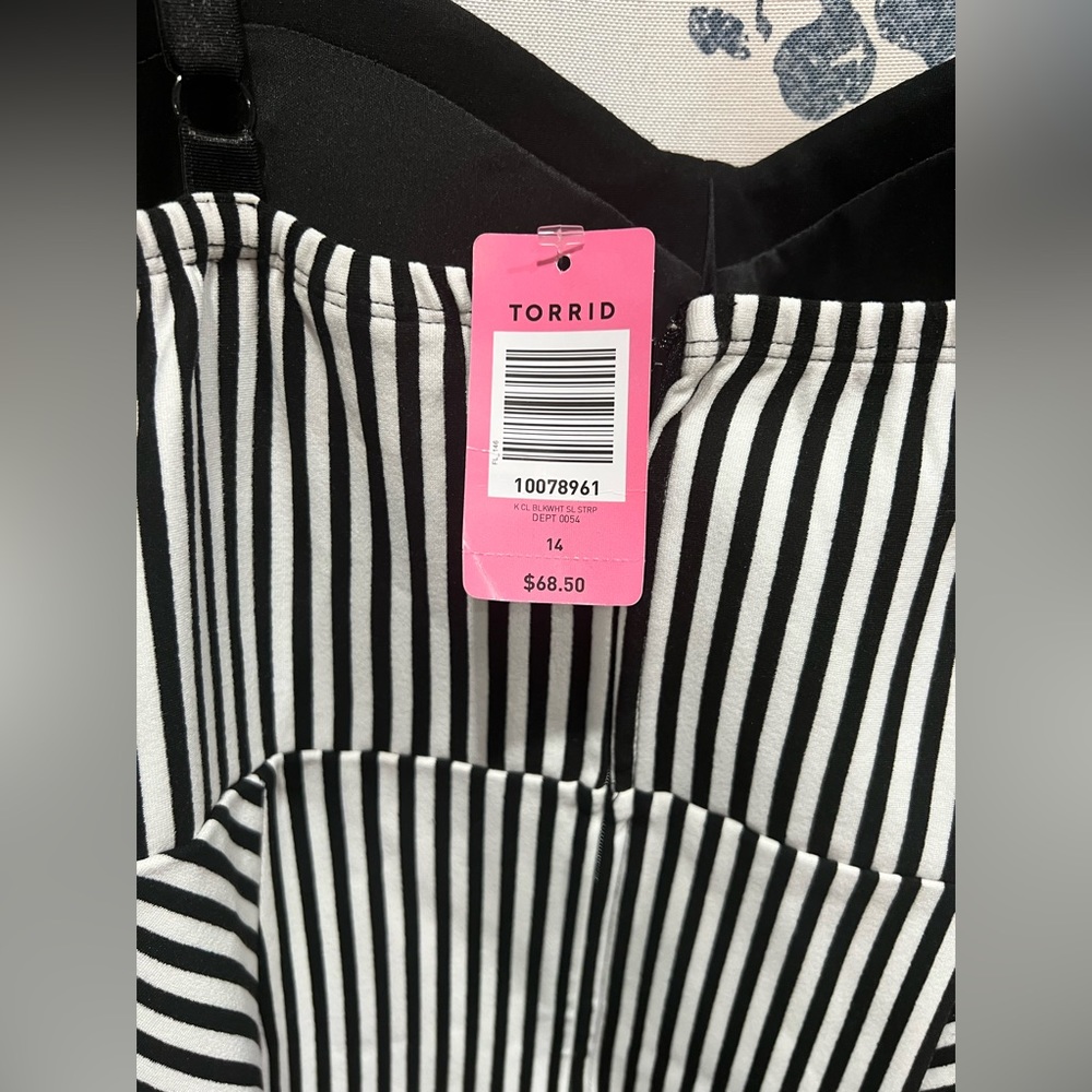 Black and white dress